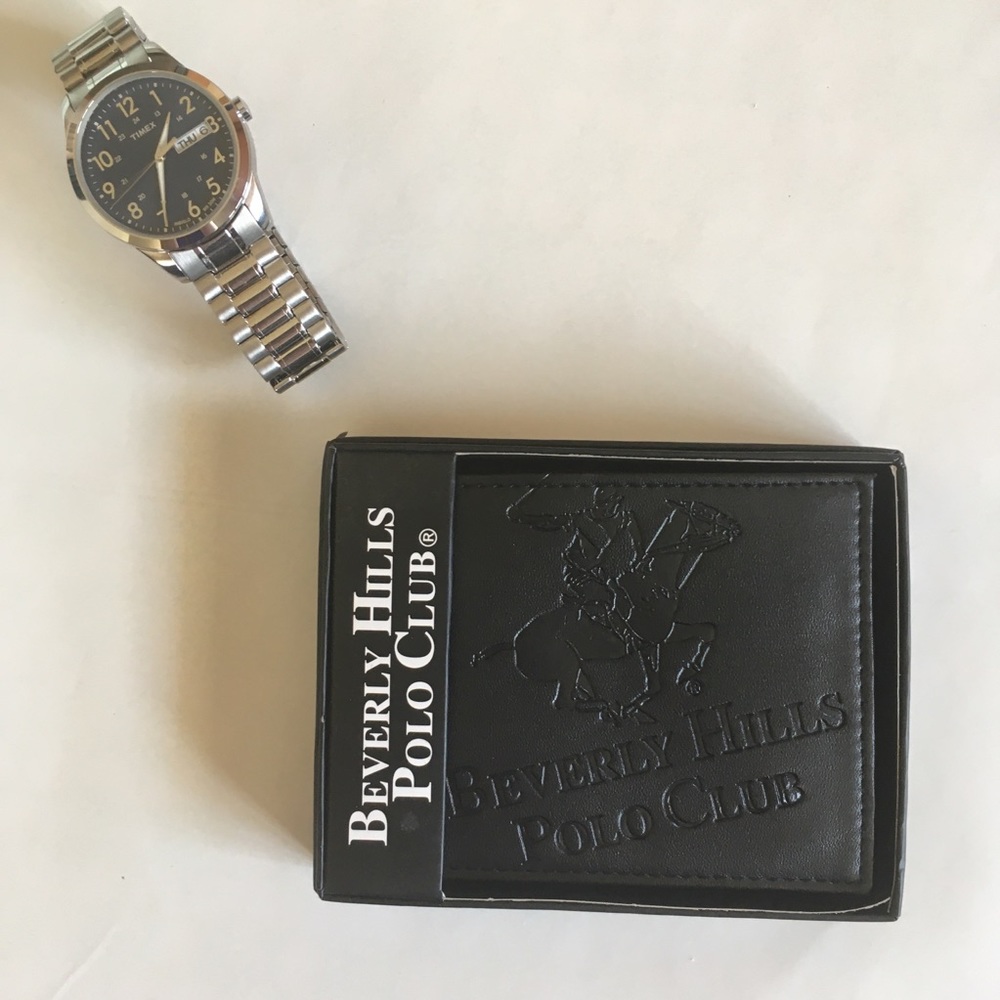 Timex Men's Watch & Beverly Hills Polo Club Wallet